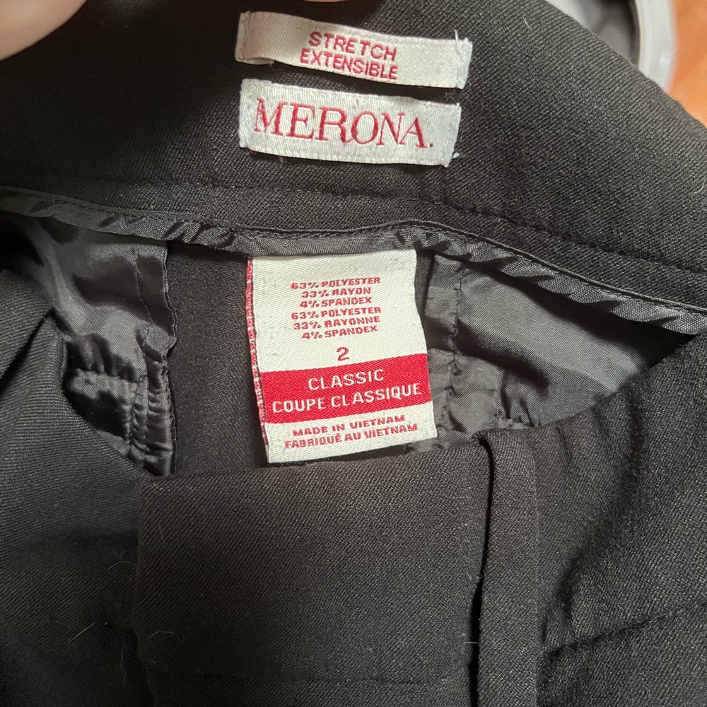 Black slacks